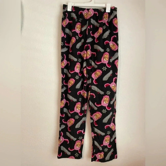 A Christmas Story Mens Ralphie Pink Nightmare Sleepwear Pajama Set size L - Picture 7 of 9